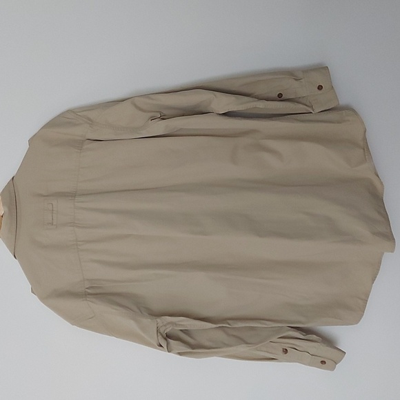 Orvis Long Sleeve Heavy Button Up Camp/Fishing Shirt Beige Size XXLT - Picture 2 of 10